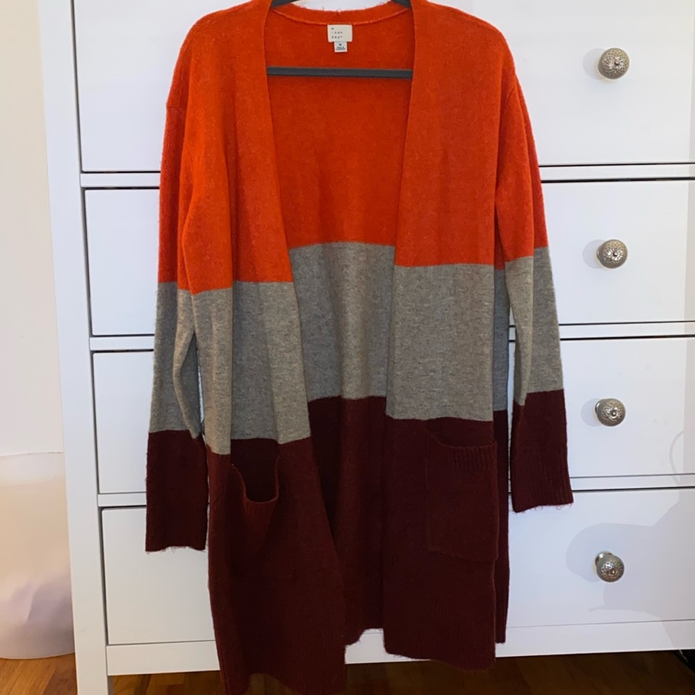 Stripe cardigan